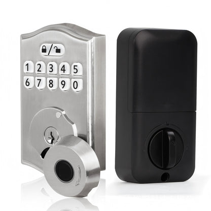Fingerprint Keypad Password Automatic Smart Lock Electronic Zinc Alloy Tubular Digital Door Lock TDM Digital Locks