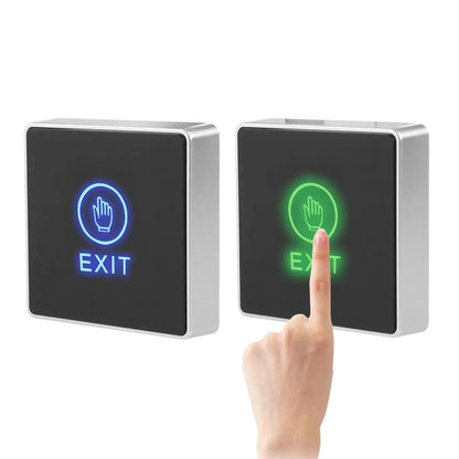 12V 24V Touch Access Control Switch Exit Button for Electronic Lock Easy Installation Style