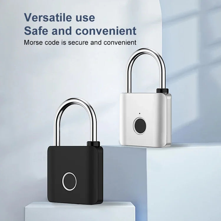 Fingerprint Padlock Metal Keyless Fingerprint Lock with USB Charging Port, Waterproof for Luggage From Tdmlock Manufacturer