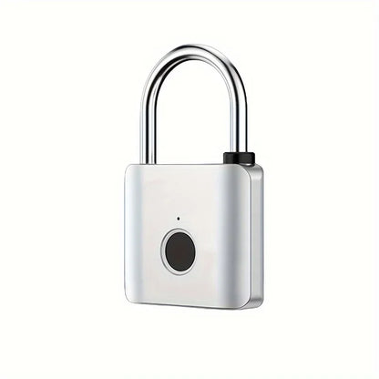 Fingerprint Padlock Metal Keyless Fingerprint Lock with USB Charging Port, Waterproof for Luggage From Tdmlock Manufacturer