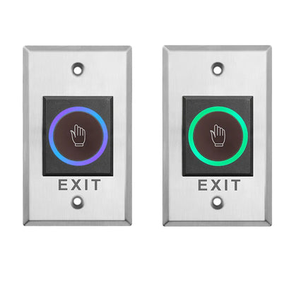 12V 24V  Touchless Access Control Switch Exit Button 433MHz Remote Control No Touch Switch for Electronic Lock