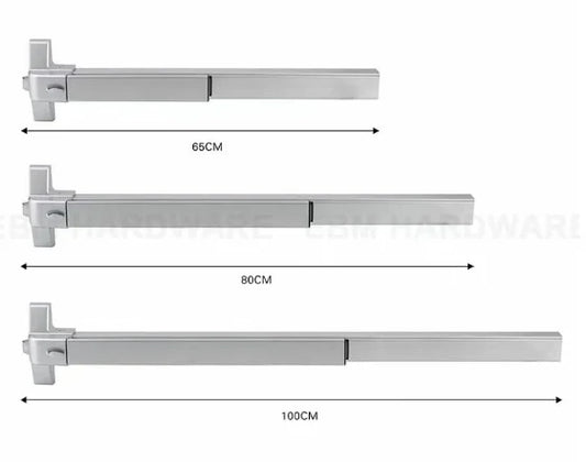 Fire Rated Emergency Escape Safety Door Lock Anti Panic Exit Device Push Bar Exit Device Lock Push Bar for Urgent Door