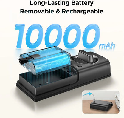 Face & Palm ID Auto Smart Lock with Doorbell & Fingerprint Keyless Entry WiFi Smart  App Remote Control for Main Door