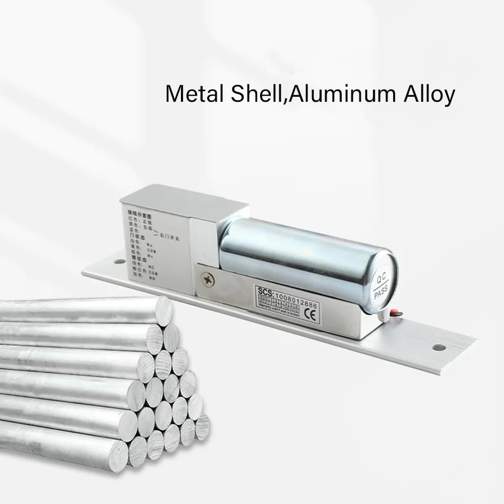 Door Control Aluminum Alloy Electric Control Fail Safe Electrical Lock Drop Bolts Lock Mortise Lock