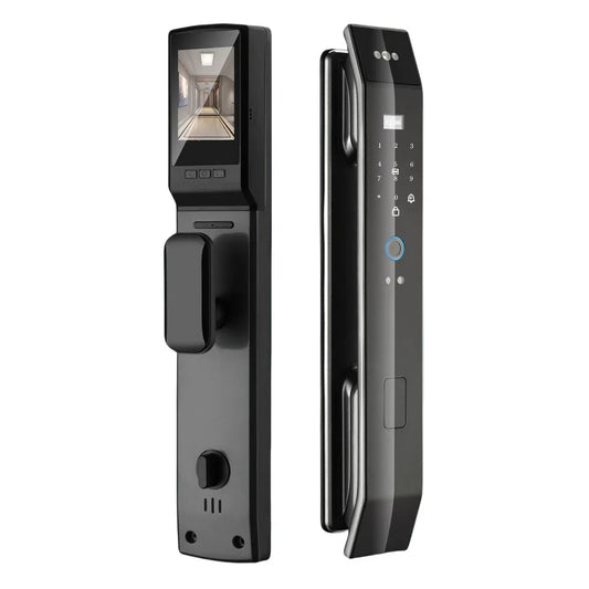 Automatic Security Electronic Smart Locks with Camera Wifi Tuya Face Recognition Lock Wholesale From TDM Factory Manufacturer