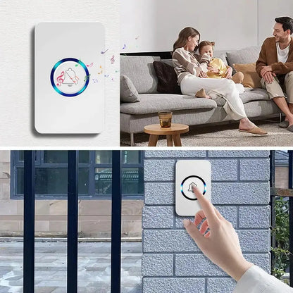 Simple Smart Door Bells Easy Installation  Wireless Connection Energy Saving Battery Operated  Multi-functional Door Bell