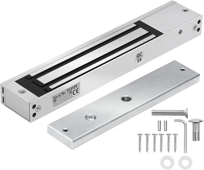 Electromagnetic Lock,600LBs /280KG Electric Magnetic Door Lock  EM  Lock Holding Force for Door Access Control System,12V