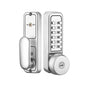 Password and Mechanical Key Smart Lock With Metal Keyboard Waterproof No Need Power Supply From Tdmlock Factory Manufacturer