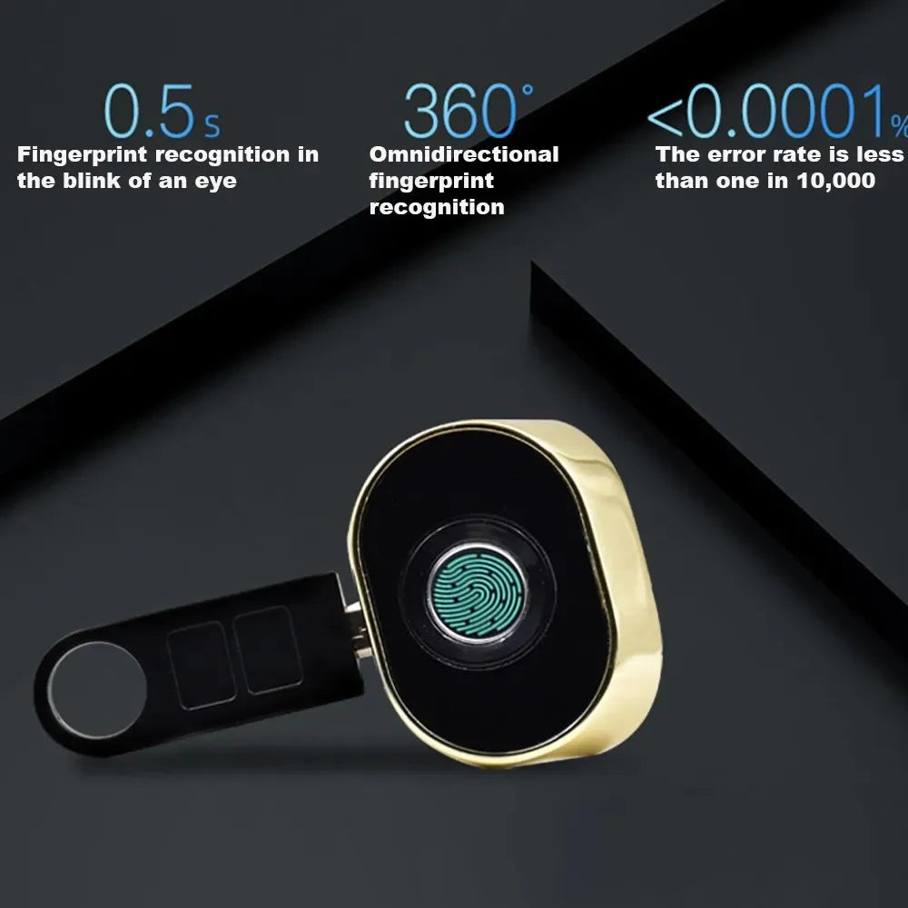 Mini Intelligent Electric Smart Fingerprint Drawer Lock Tuya Smart Small Fingerprint Cabinet Lock One Touch Work