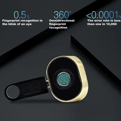 Mini Intelligent Electric Smart Fingerprint Drawer Lock Tuya Smart Small Fingerprint Cabinet Lock One Touch Work