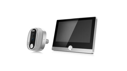 10.1'' Touch Screen 4-wire Wifi Video Doorbell Intercom System Tuya Smart Work RFID Card Access Control Unlock