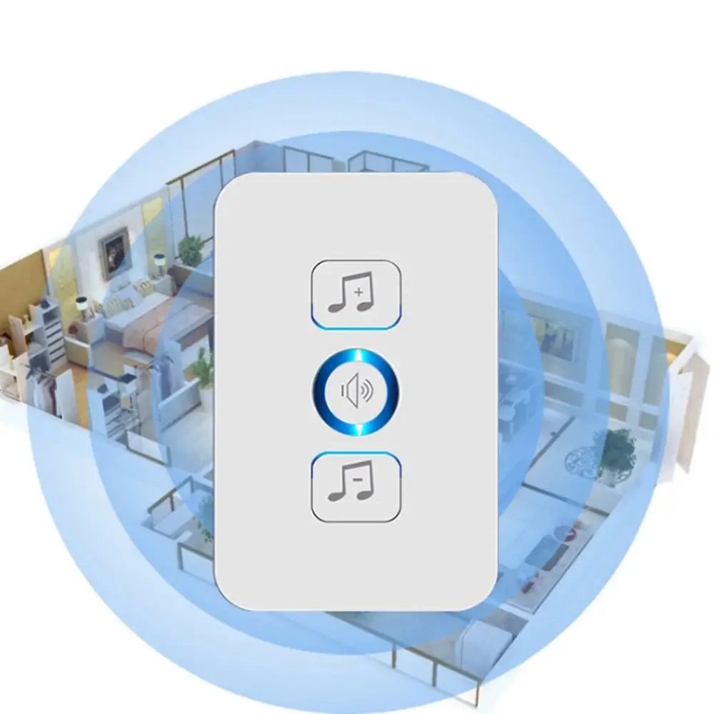 Simple Smart Door Bells Wireless Installation Blue Tooth Connection No Need Wifi Internet Lower Energy Running Battery Door Bell