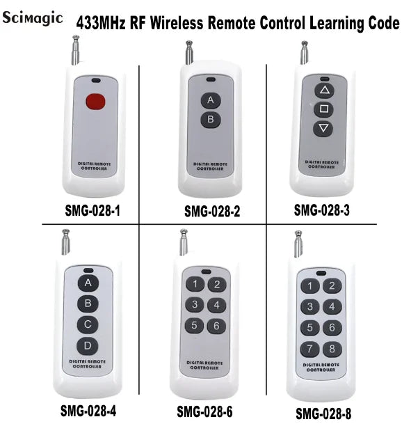 The Best Long Range 433Mhz Wireless Remote Control 1527 Learning Code Transmitter for Water Proof for Smart Lock