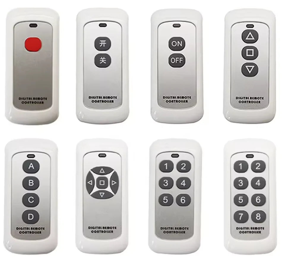 Wireless Remote Control Transmission and Receiver DC12V 433Mhz Remote Switch Universal Remote Control Switches