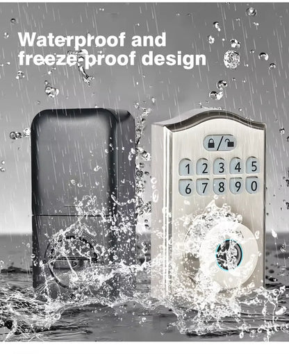 Fingerprint Keypad Password Automatic Smart Lock Electronic Zinc Alloy Tubular Digital Door Lock TDM Digital Locks Main Door