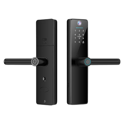 Camera Keyless Fingerprint Recognition TUYA APP Automatic Electric Digital Smart Door Lock