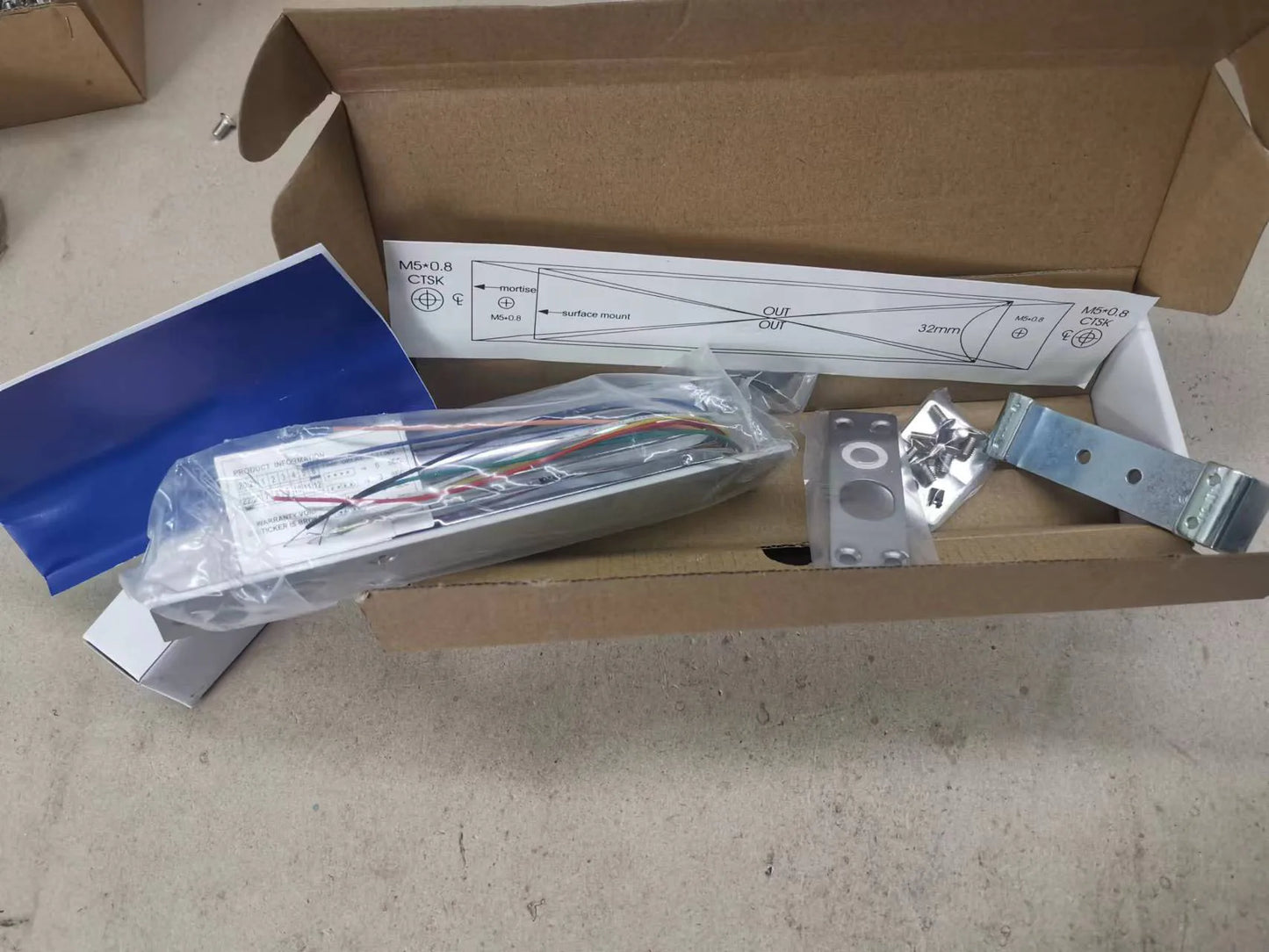 Door Control Aluminum Alloy Electric Control Fail Safe Electrical Lock Drop Bolts Lock Mortise Lock