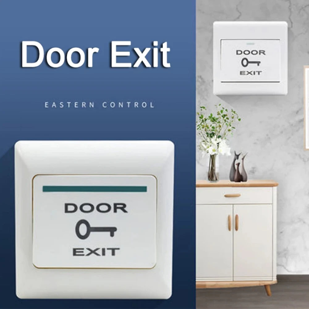 Simple Door Exit Switch Button for Access Control with Night Light Plastic Good Price Directly From Factory