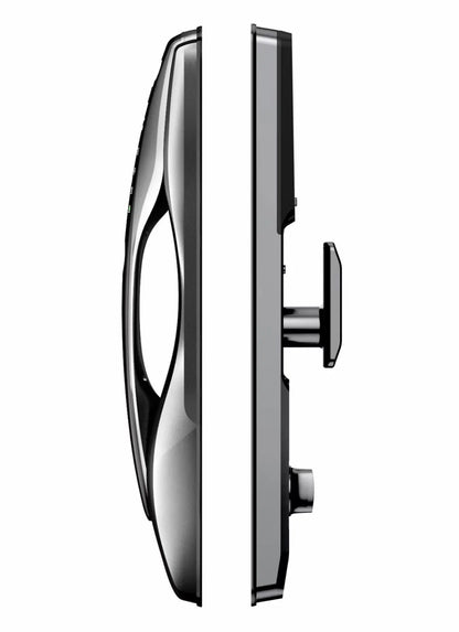 Tuya Wifi Smart Lock for Wood Door 3D Face & Fingerprint Recognition Aluminum Alloy with Memory Card Storage Option