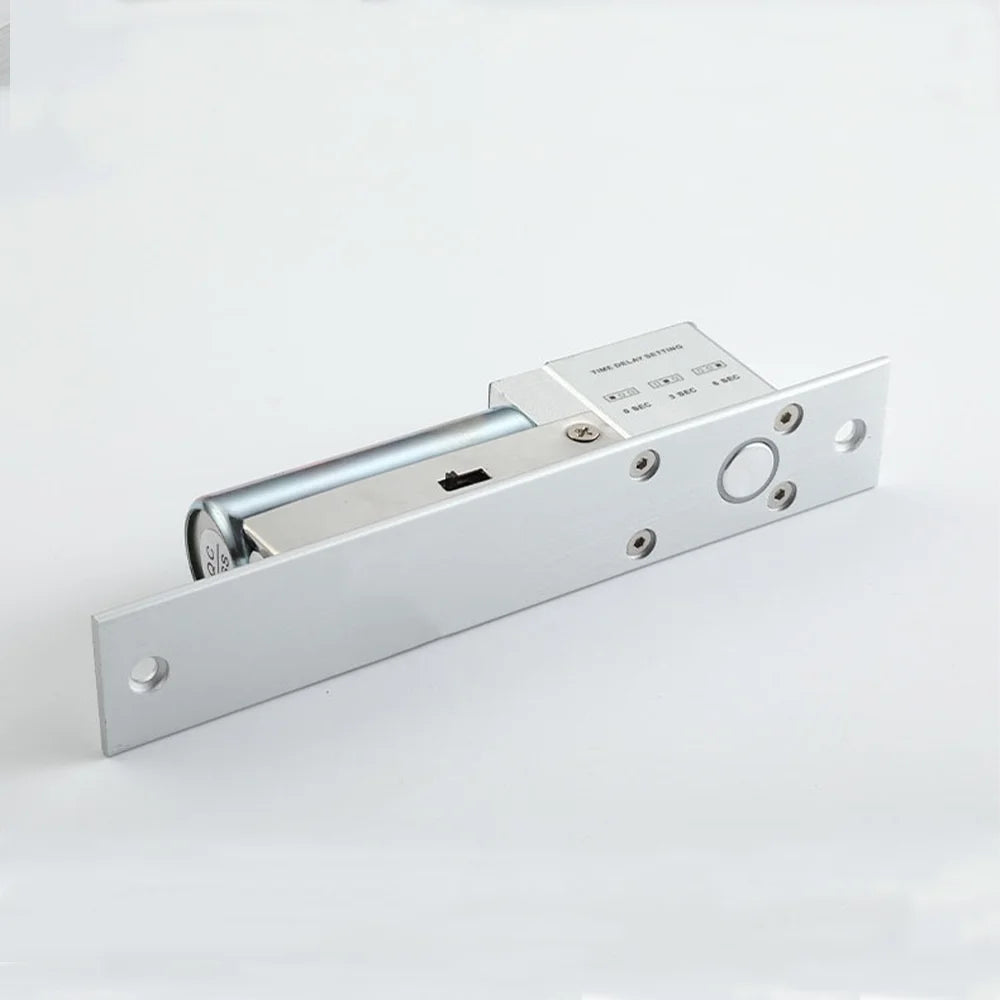 Fail Secure All-metal Construction Electric Bolt W/Cylinder Electric Bolt Lock for Glass Door Remote Control Electric Door Lock