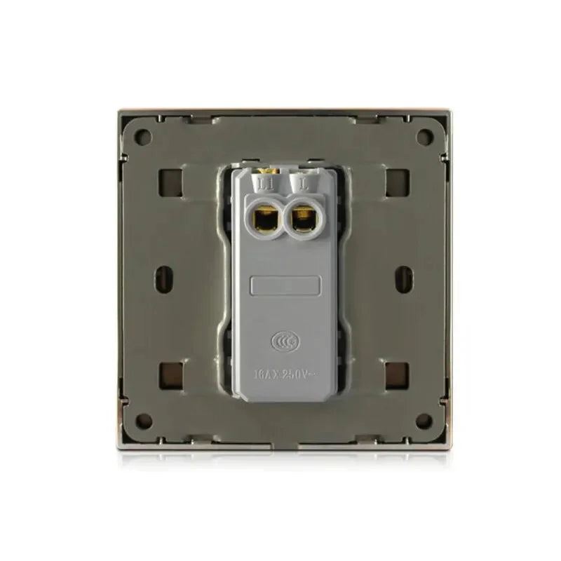 12V 24V  Golden Color Access Control Switch Exit Button Touch Switch for Electronic Lock