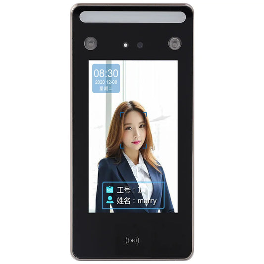Free SDK Cloud Platform IP68 Waterproof 3D Face Recognition 8 Inch Access Controller Terminal and Time Attendance