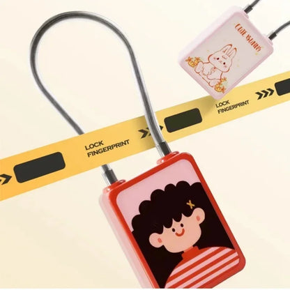 Smart Fingerprint Padlock Suitcase Luggage New Metal Code Lock Mini Fingerprint Keyed Anti-Theft Lock From Tdmlock Manufacturer