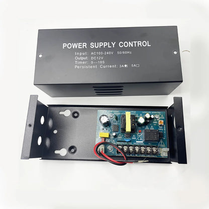 DC Power Switching Power Supply 12V5A for Access Control, EM Lock,CCTV,UPS,with Backup Li Battery