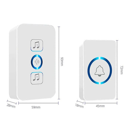 Simple Smart Door Bells Wireless Installation Blue Tooth Connection No Need Wifi Internet Lower Energy Running Battery Door Bell
