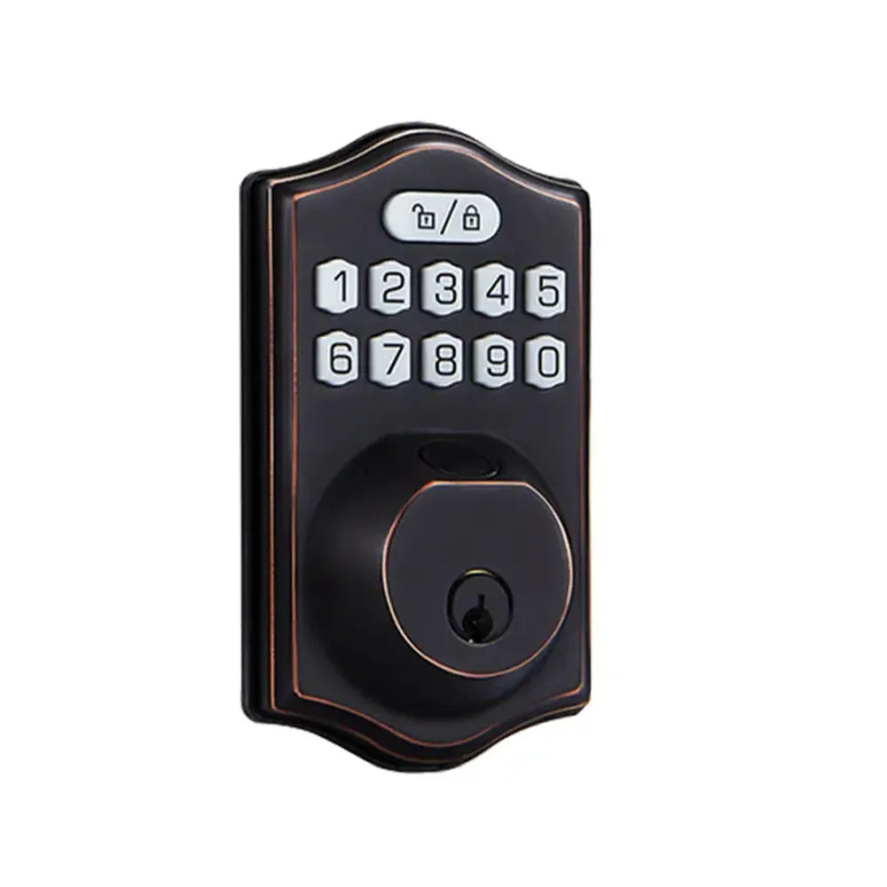 Fingerprint Smart Lock for Main Door Front Door with Keypad Entry Electronic Deadbolt Wireless Tuya Wifi App Unlock Way