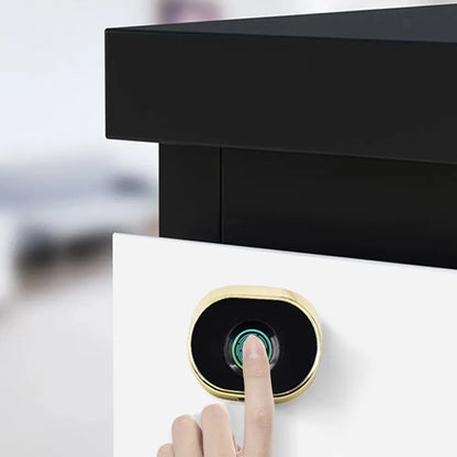 Mini Intelligent Electric Smart Fingerprint Drawer Lock Tuya Smart Small Fingerprint Cabinet Lock One Touch Work