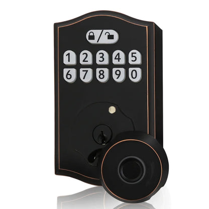 Fingerprint Keypad Password Automatic Smart Lock Electronic Zinc Alloy Tubular Digital Door Lock TDM Digital Locks