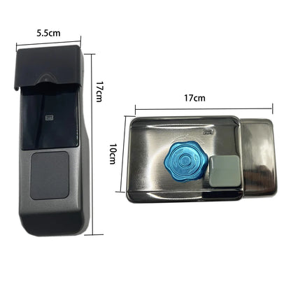 Tuya Wifi TT Blue Tooth Smart Lock with Remote Control Fingerprint and Mechanical Key Unlocking Way for Apartment Office School