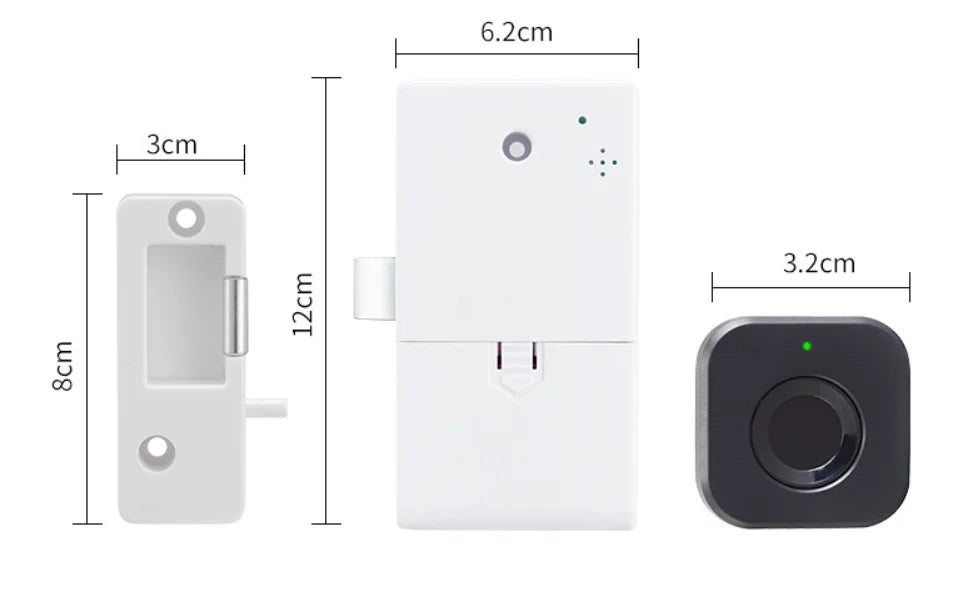 TUYA App Smart Lock Cabinet Lock,with Fingerprint ,IC Card,Password Tuya Wifi or Tuya Bluetooth Easy Operation
