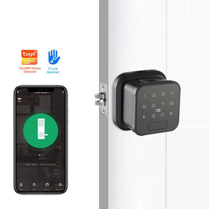 TT Lock or Tuya Wifi Knob Lock With Password Biometric Fingerprint RFID Card  Unlock Way for Office Apartment Home School Door