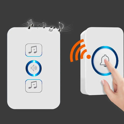 Simple Smart Door Bells Wireless Installation Blue Tooth Connection No Need Wifi Internet Lower Energy Running Battery Door Bell
