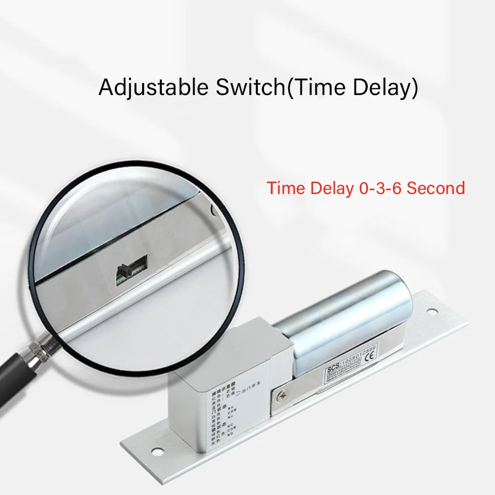 Door Control Aluminum Alloy Electric Control Fail Safe Electrical Lock Drop Bolts Lock Mortise Lock