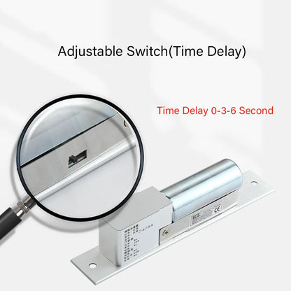 Door Control Aluminum Alloy Electric Control Fail Safe Electrical Lock Drop Bolts Lock Mortise Lock