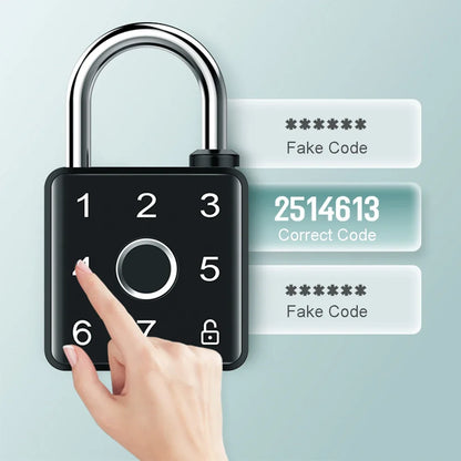 Mini Padlock Password Fingerprint Code Waterproof  APP Remote Unlock NFC Card Backpack Suitcase From Tdmlock Manufacturer