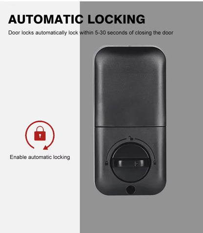 Fingerprint Keypad Password Automatic Smart Lock Electronic Zinc Alloy Tubular Digital Door Lock TDM Digital Locks Main Door
