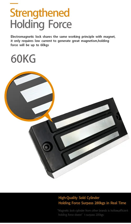 Mini Size 60KG 30KG Electromagnetic Lock for Small Cabinet Door
