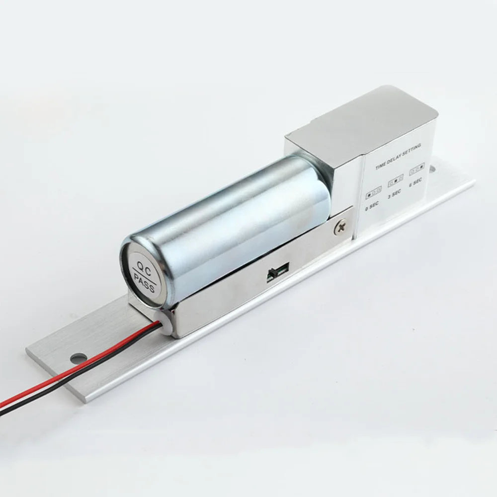 Fail Secure All-metal Construction Electric Bolt W/Cylinder Electric Bolt Lock for Glass Door Remote Control Electric Door Lock