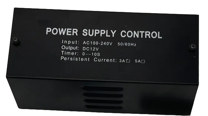 Access Control System Kit with Fingerprint Access Controller 280kg Electric Magnetic Lock 110-240V AC Power Supply EXIT Button