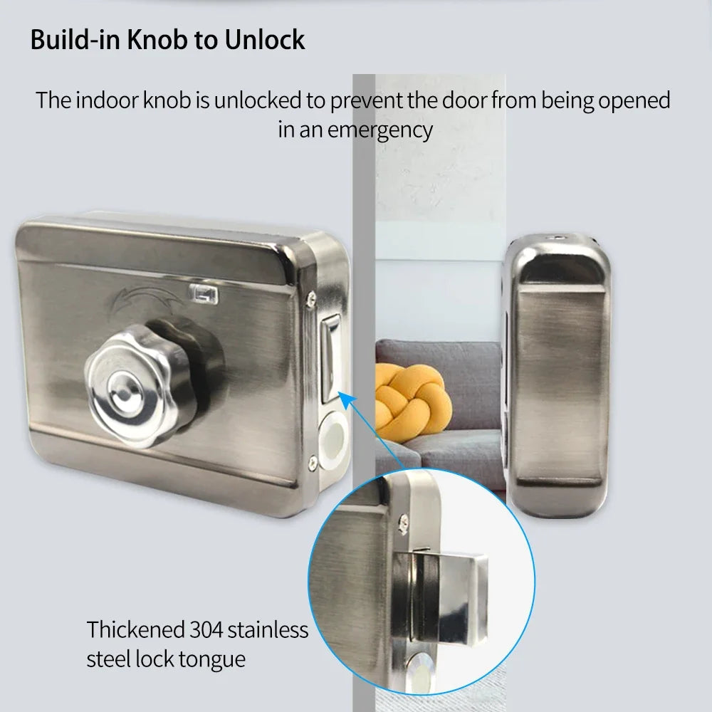 Tuya Wifi TT Blue Tooth Smart Lock with Remote Control Fingerprint and Mechanical Key Unlocking Way for Apartment Office School