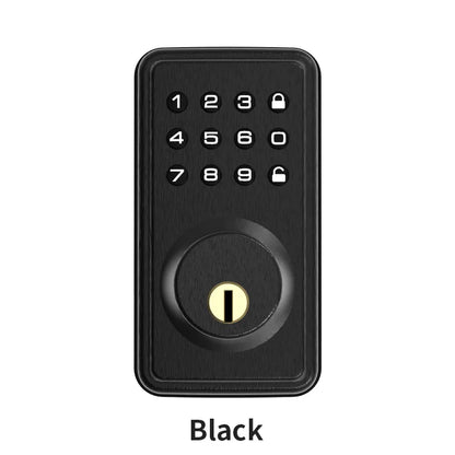 American Standard Smart Door Lock Silicone Touch Tone Keypad Password Key Smart Deadbolt Door Lock