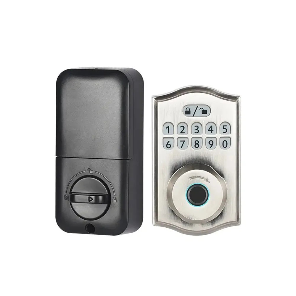 Fingerprint Keypad Password Automatic Smart Lock Electronic Zinc Alloy Tubular Digital Door Lock TDM Digital Locks