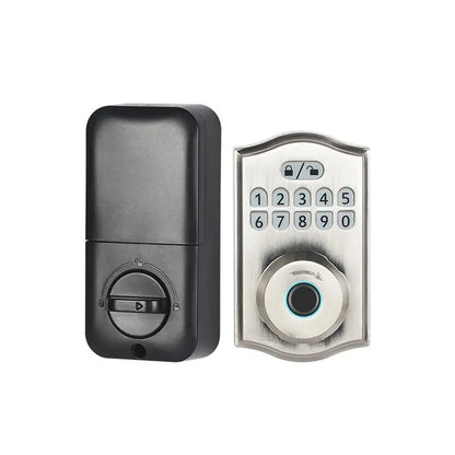 Fingerprint Keypad Password Automatic Smart Lock Electronic Zinc Alloy Tubular Digital Door Lock TDM Digital Locks
