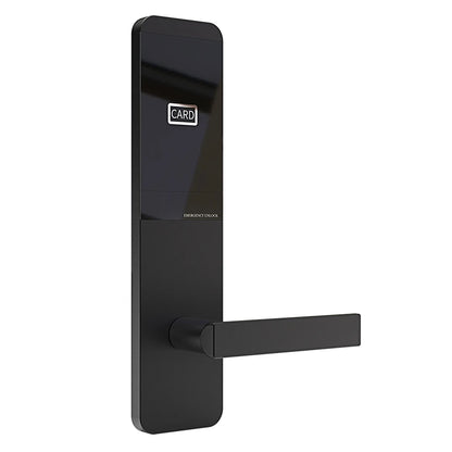 Hotel Handle Lock Unlock Way RFID Card Key As a Part of System with Energy Saving Switch Encoder Data Collector and Computer