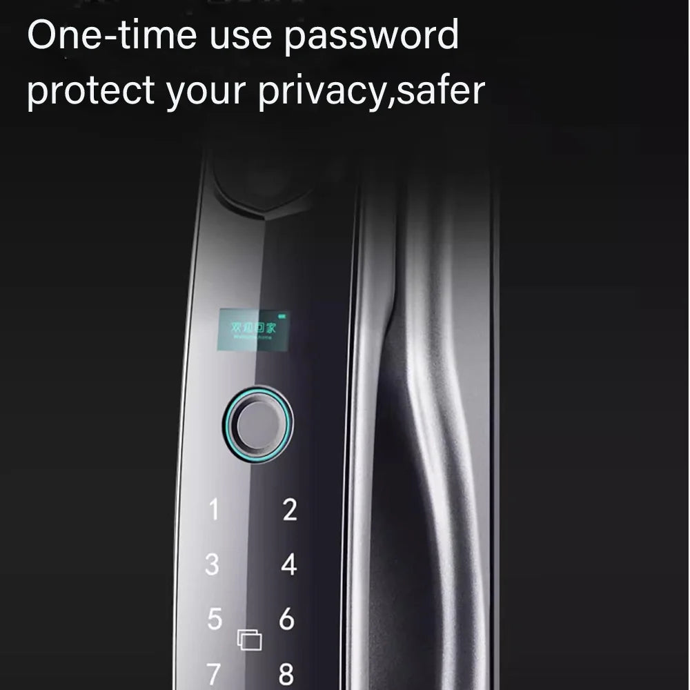 Face ID Recgnition Smart Door Lock with Fingerprint Password IC Card Tuya Wifi Unock Way Apartment Home Intelligent Smart Lock