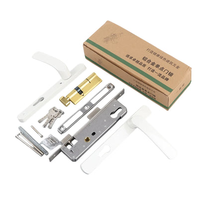 Quality Aluminium Alloy Internal Black Gold Main Door Entrance Handles Locks Hardware Accessories Home Glass Door Handle